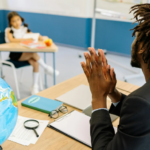 Teacher Students Unbraiding Hair